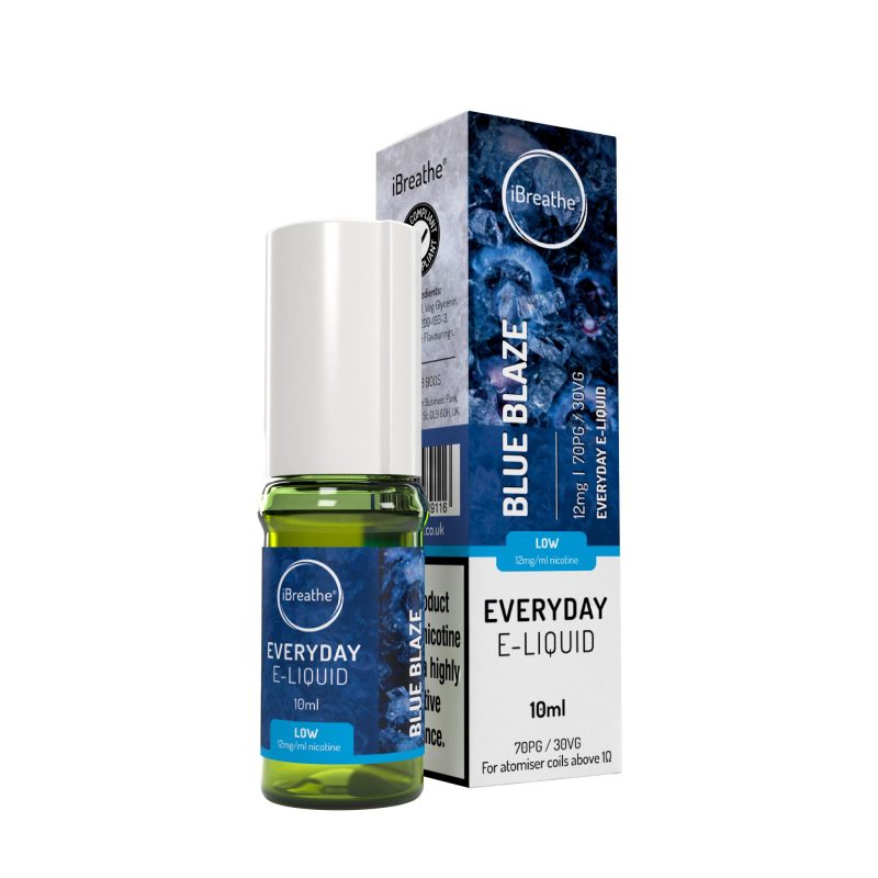 iBreathe Premium E-Liquid - Blue Blaze iBreathe High PG E-Liquid Blue Blaze 10ml