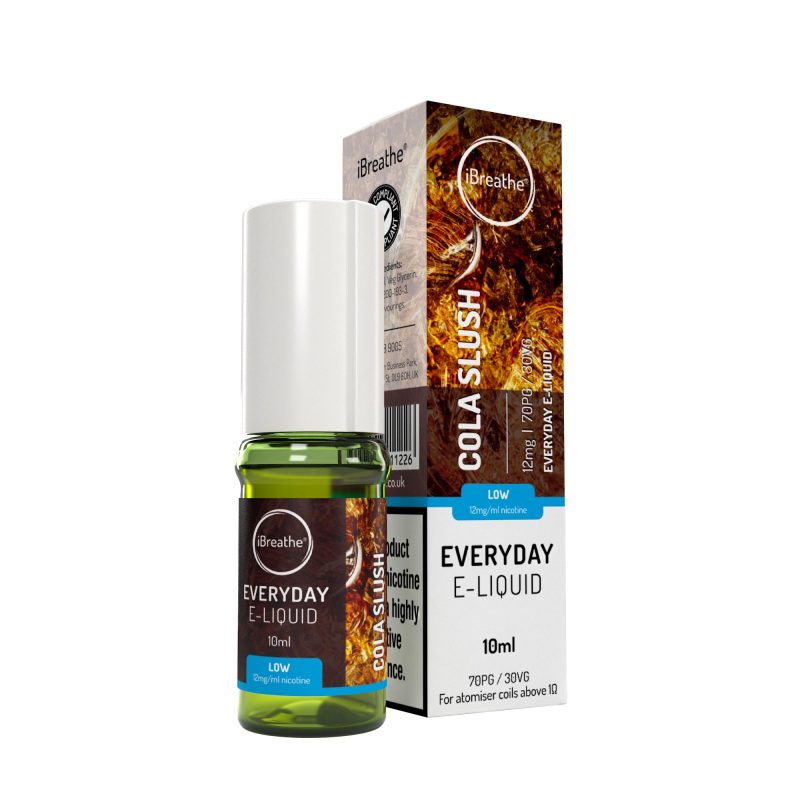 iBreathe Premium E-Liquid - Cola Slush iBreathe High PG E-Liquid Cola Slush 10ml
