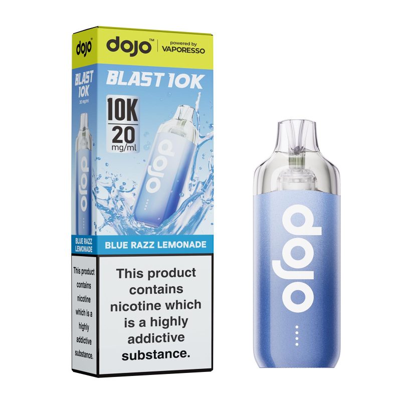 Dojo Blast 10K - Blue Razz Lemonade Blue Razz Lemonade – Dojo Blast 10K Vape Kit (2ml + 10ml Refillable Pod)