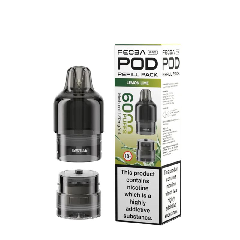 Lemon Lime – Feoba Pro 6000 Pod (2ml + 10ml Refillable Pod)
