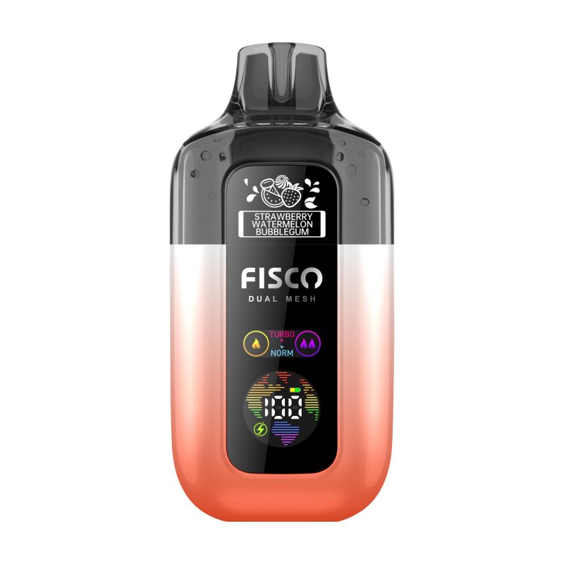 Strawberry Watermelon Bubblegum – Fisco Point Pro 7000 Vape Kit (2ml + 10ml Refillable Pod)