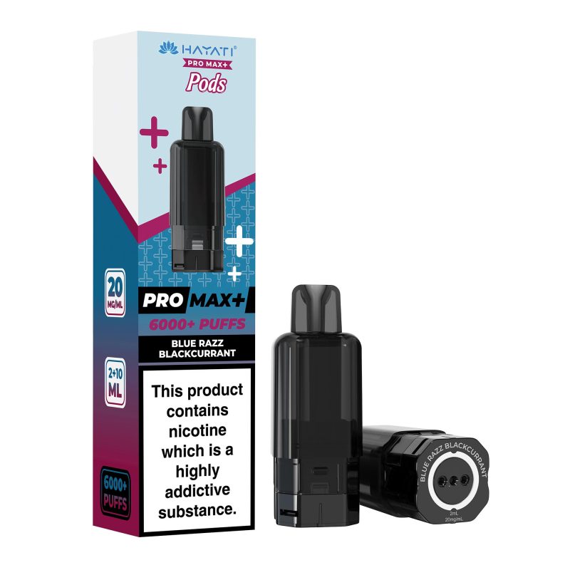 Hayati Pro Max Plus 6000 Pod - Blue Razz Blackcurrant Blue Razz Blackcurrant – Hayati Pro Max+ 6000 Pod (2ml + 10ml Refillable Pod)