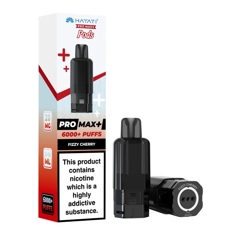 Fizzy Cherry – Hayati Pro Max+ 6000 Pod (2ml + 10ml Refillable Pod)