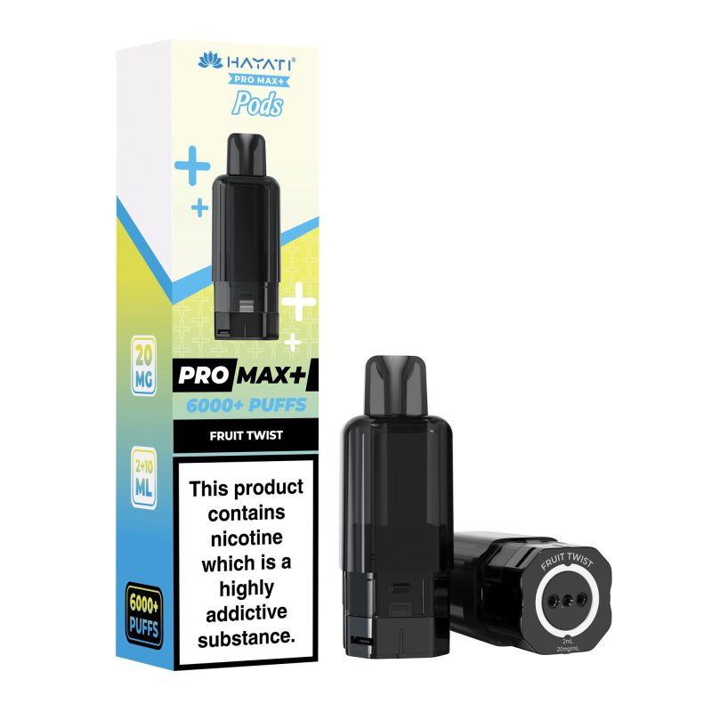 Hayati Pro Max Plus 6000 Pod - Fruit Twist Fruit Twist – Hayati Pro Max+ 6000 Pod (2ml + 10ml Refillable Pod)
