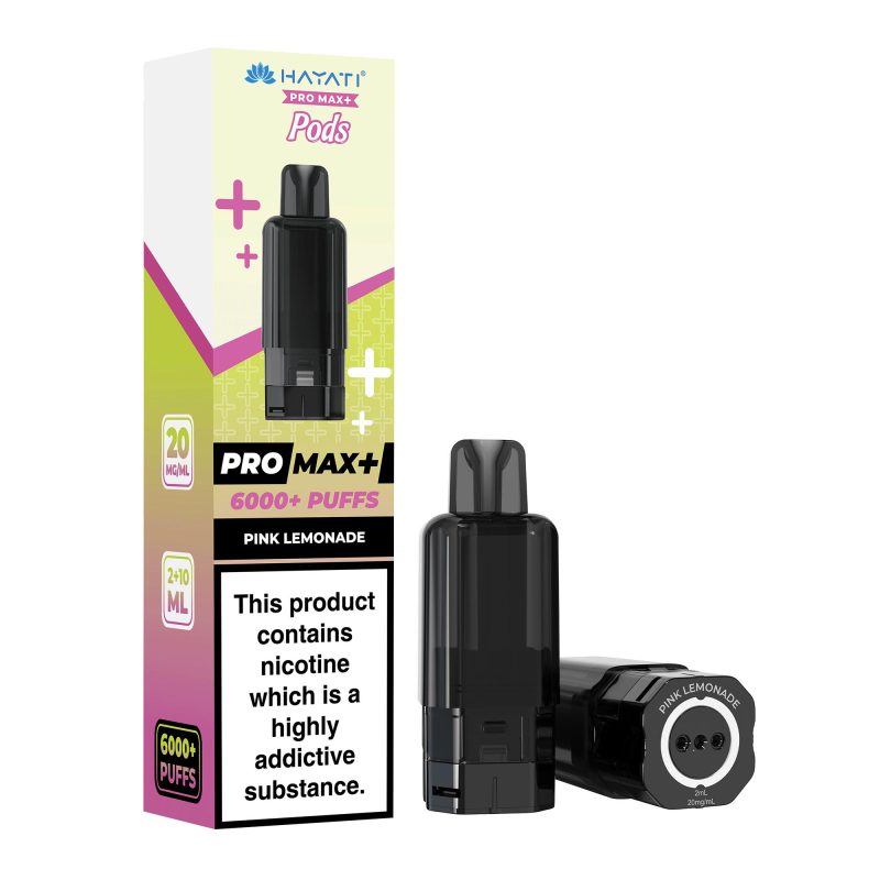 Hayati Pro Max Plus 6000 Pod - Pink Lemonade Pink Lemonade – Hayati Pro Max+ 6000 Pod (2ml + 10ml Refillable Pod)