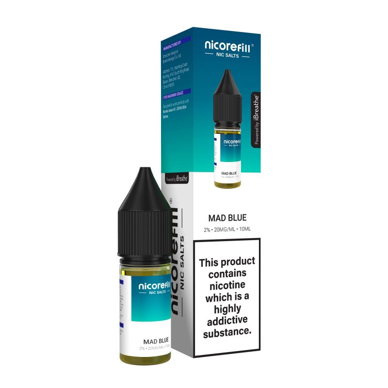 Nicorefill - Mad Blue Mad Blue – Nicorefill Nic Salt (10ml)