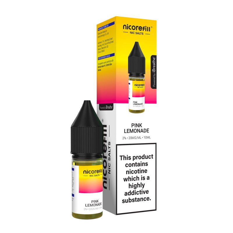 Nicorefill - Pink Lemonade Pink Lemonade – Nicorefill Nic Salt (10ml)